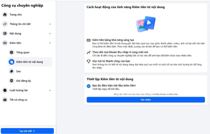 Fanpage Bật Kiểm Tiền